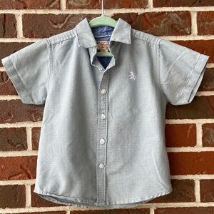 B1G2F 🚨 Original Penguin Kids' Blue Button-Down Shirt
